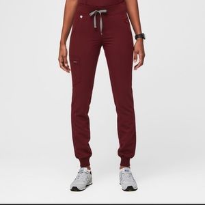 Figs Burgundy XXS Zamora Jogger